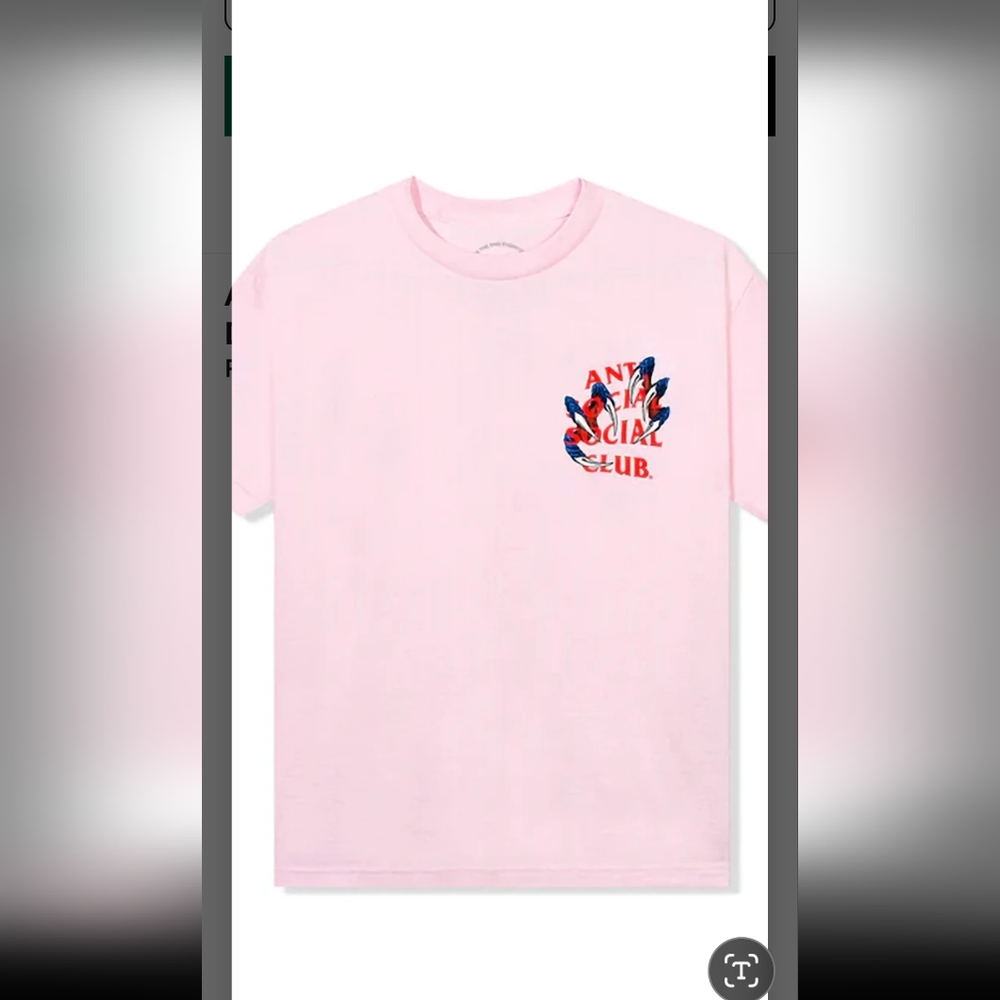 Anti Social Social Club Pink Double Dragon T-Shirt